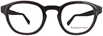 Ermenegildo Zegna Rectangular Eyeglasses EZ5108 050 Dark Brown 48mm 5108
