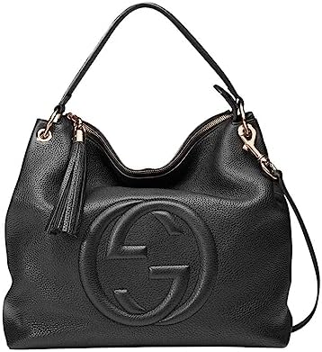 Gucci Soho Flame Red Leather Bag Soft Hobo Italy Handbag New