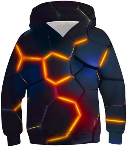 Ahegao Kid Hoodies Boys Sweatshirts for Girls 3D Prints Pullover 6-16 Years