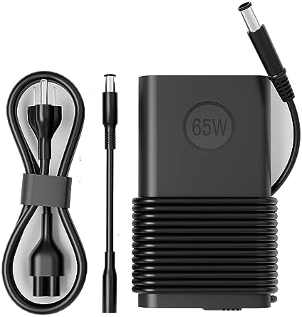 65W 19.5V 3.34A Laptop Charger Replacement for Dell Latitude 5400 5480 5590 5500 5490 5580 7280 7290 7480 7490 E5470 E5440 E6420 E6430 E6440 E6540 E7450 E7440 E7250 LA65NM130 AC Power Adapter
