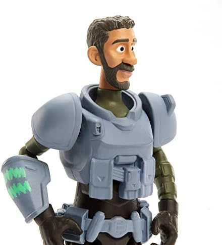 Mattel Disney and Pixar Lightyear Jr. Zap Patrol Mo Morrison Action Figure, 10 Points of Articulation & Accessories, 5-in Scale