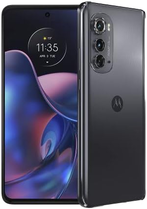 Motorola Edge | 2022 | 2-Day Battery | Unlocked | Made for US 8/256GB | 50MP Camera | Mineral Gray
