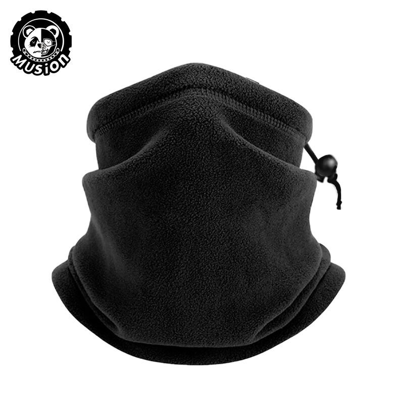 Multifunctional Thermal Neck Gaiter, Fleece Skiing Face Cover Scarf, Breathable Winter Beannie Sun & Wind-proof for Skiing Fishing Hiking Cycling