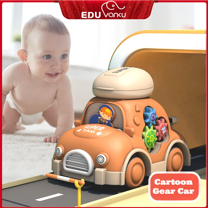Baby Toy Cars for 1 2 3 Year Old Boys Girls, Friction Powered Car for Kids Early Educational Toys Christmas Birthday Party Gift
