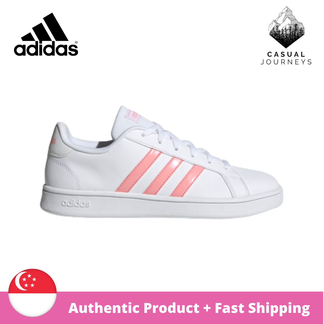 Adidas GRAND COURT BASE SHOES Women (Glow Pink) EG4055